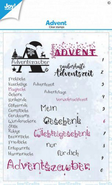 Joycrafts Stempel - Advent